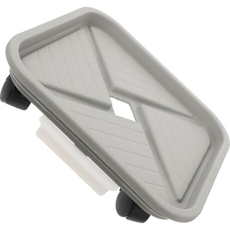 Palette pour Jardinière en Plastique avec Roulettes Pivotantes, Support Mobile pour Pots de Fleurs, Usage Intérieur, Rangement Pratique et Multi-usage