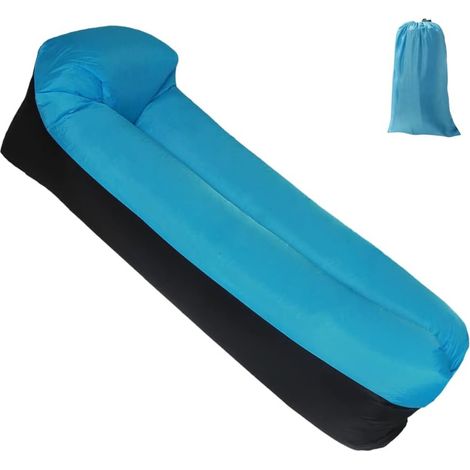MIMOSON-Inflatable Sofa, Air Sofa Air Bag, Waterproof Inflatable Sofa, Air Lounger Camping Accessories, Portable Inflatable Sofa, Camping Sofa, for Camping Park Beach Backyard (1/5)