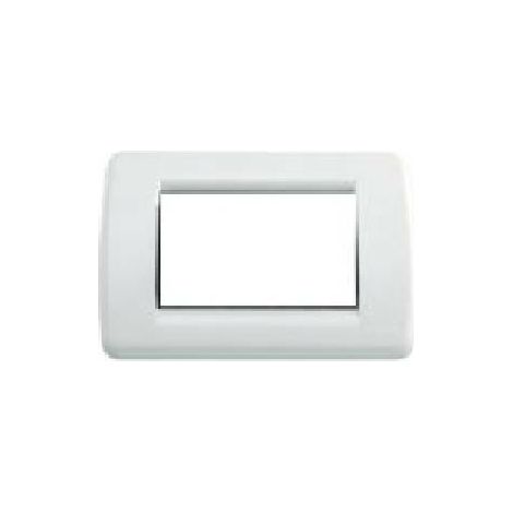 Vimar Idea plaque Rondò 3 modules blanc brillant 16763.01