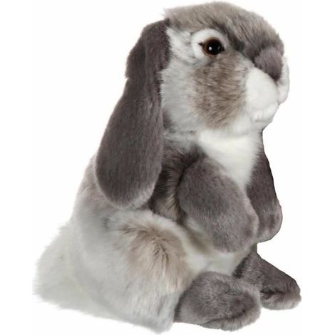 Gipsy Toys - Lop-eared Rabbit - Plush - 18 cm - Gray