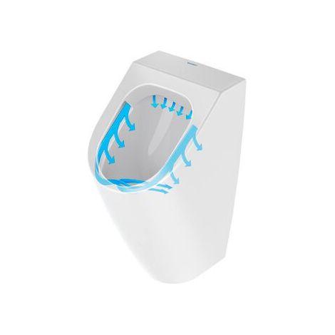 DURAVIT 28093000001 Urinoir ME par Starck, arrivée d'eau arrière