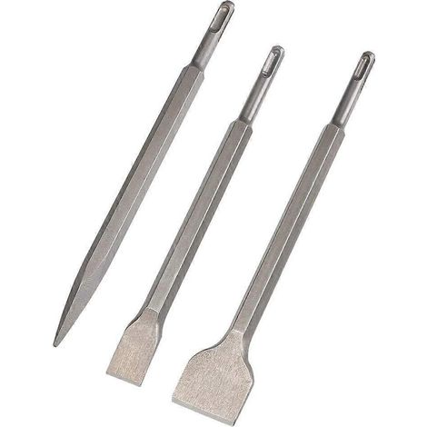 Ciseaux à bois, ensemble de 3 (grand ciseau, ciseau plat, ciseau pointu) (1/5)