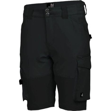 Bermuda de Travail Femme Diana - Taille 34 - Noir - Résistant et Confortable - D-Work