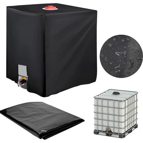 Housse de protection pour cuve IBC 1000L, Oxford imperméable et anti-UV (1/5)