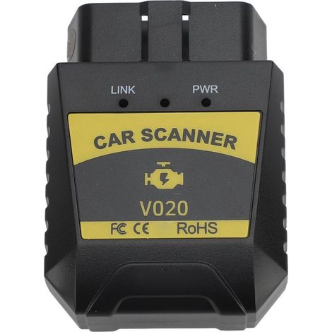 GARRYFIZH Outil de diagnostic OBD pour voiture, scanner Bluetooth, voyant de contrôle du moteur, lecteur de codes pour véhicules Android Auto EOBD (1/5)