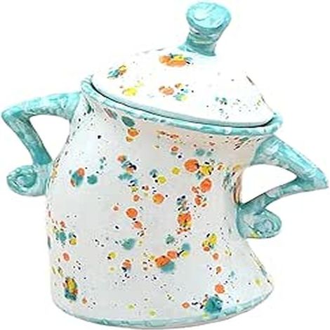 Jar Cerámico - 18.5 X 14.5 X 10 Cm - Decoración Hogar Y Oficina - 500 G - Unidad (1/5)