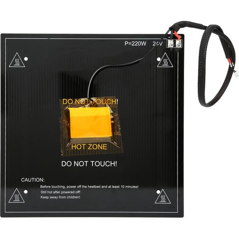 Beheizbares Druckbett für Creality Ender-3 3D-Drucker, industrielles Zubehör für beheizte Druckbetten