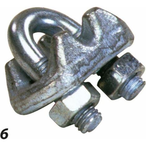 Serre câble à étrier Ø 5 MM (Lot de 10) - Serre câble à étrier Ø 5 MM (Lot de 10)