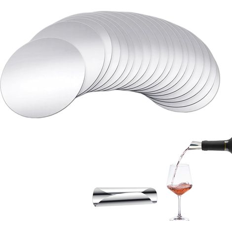 Confezione da 50 dispenser per vino in plastica – riutilizzabili e con beccuccio antigoccia, adatti a bottiglie di vino, olio d'oliva e aceto. (1/5)