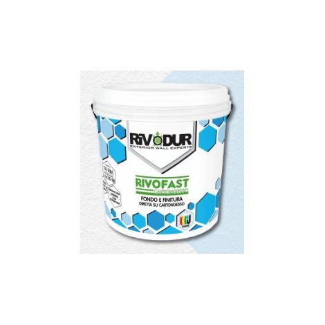 Idropittura lavabile da interni rivofast cartongesso  bianco 4 lt