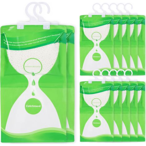SWANEW 15X Assorbitore di umidità Sacchetti deumidificatori con effetto deumidificante Sacchetti di rimozione dell'umidità appesi (1/5)