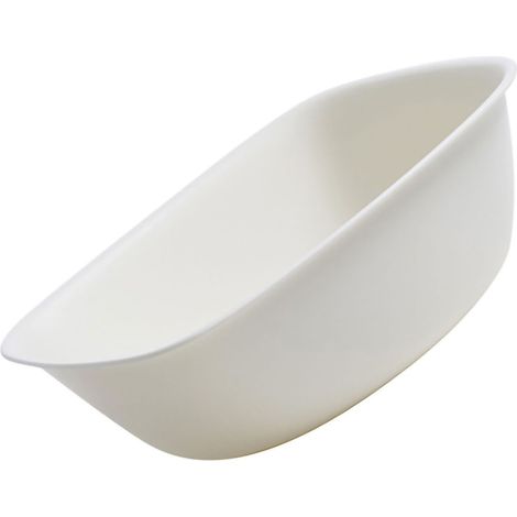 Lot carré en plastique blanc pour lavage, légumes, visage - Petit modèle, design mignon, usage domestique et dortoir (1/3)