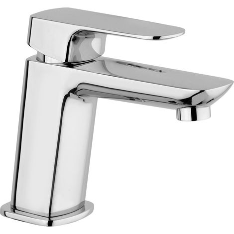Miscelatore monocomando lavabo con piletta di scarico 1"1/4 e flessibili di collegamento Paini Nove 09CR211 Cromo (1/3)