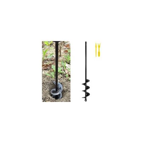 jardin perceuse amélioré 4x42cm perceuse jardinage foret spirale pour perceuse tariere perceuse tarriere jardin perceuse pour jardin tarriere de jardin pour perceuse foret de tarriere fore, avec carac