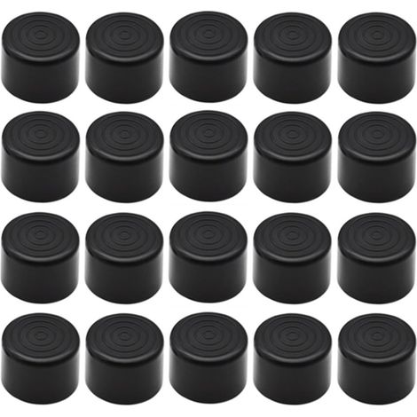 Embouts Pour Pieds De Meubles - Caoutchouc Souple - Diamètre 25 mm - Antidérapants - Protection Sol - Lot De 100 (1/5)