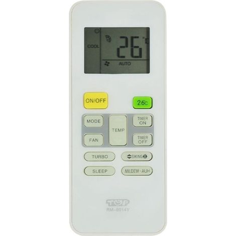 Télécommande universelle pour climatiseur RM-8014Y pour les États-Unis/ (1/4)