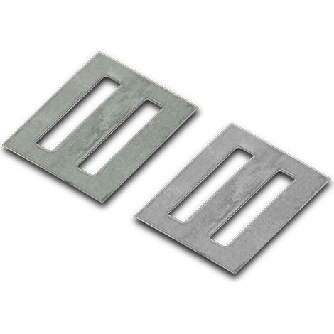 GOEBEL - 1 x Chapes acier 20 mm pour feuillard 19 mm en sac de 1000 pièces (1/2)