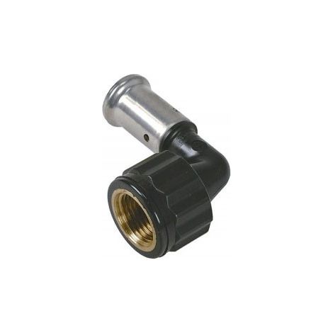 6PK gomito 90° femmina ø16x1/2"F PVDF a pressare 6PK1604