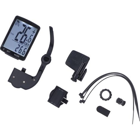 Compteur Vélo Sans Fil GPS Ordinateur de Cyclisme Étanche 7cm Écran Rétroéclairé Noir Blanc (1/5)