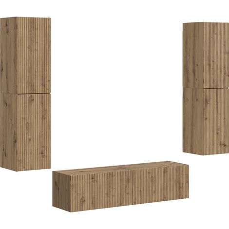 TV-Schrankset 6 pcs Artisan-Eiche Holzwerkstoff vidaXL