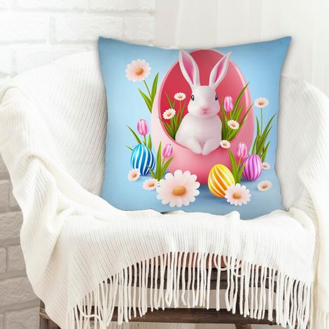 Housse de coussin carréeanti-ride pour Noël, anniversaire, ou toute occasion (1/5)