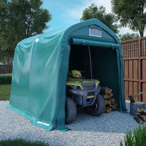 Tente de garage - Tente de jardin Rapide à Installer PVC 1,6x2,4 m Vert BV222379 - BonneVie (1/5)