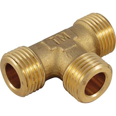 Pièce en T à joint plat male 3/4" x 3/4" x 3/4"