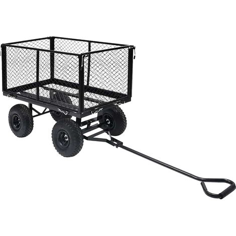 Gartenwagen Schwarz 350 kg