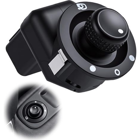 Commutateur de Rétroviseur Latéral Électrique Bouton pour Clio MK4 IV Modus Captur Scenic, OE 8200214921 8200676529, Bouton de Réglage Commande Rétroviseur Extérieur Miroir, 10 Broches (1/5)