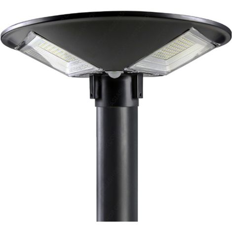 Lampe à Led Circulaire Avec Capteur De Mouvement De Panneau Solaire Ip65 100w Lt112-120-7000k