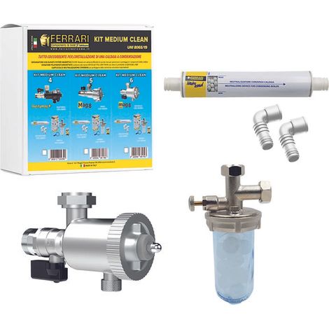 Kit salva caldaia kit medium clean 6 composto da:060605-060606-061004