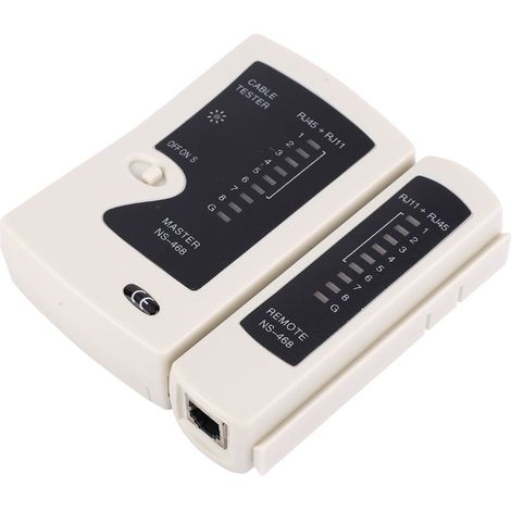 Netzwerkkabeltester RJ45 RJ11 RJ12 LAN-Kabeltester Drahtnetzwerkwerkzeug (1/5)
