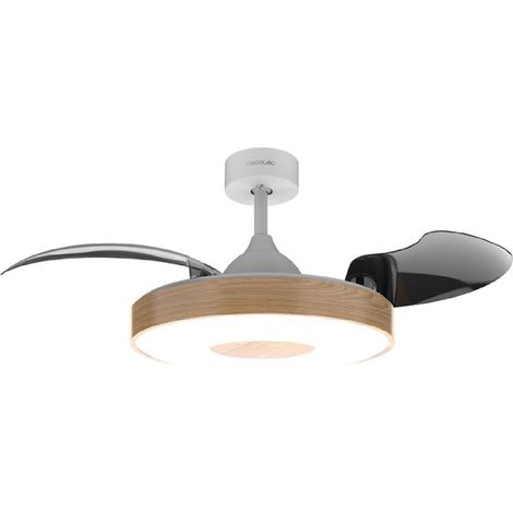 Cecotec Ventilador de techo con luz EnergySilence Aero 4280 Invisible WhiteWood Cecotec (1/5)