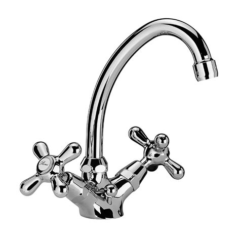 Mitigeur d'évier de cuisine modèle antique Paini Liberty 17CR250  Chromé