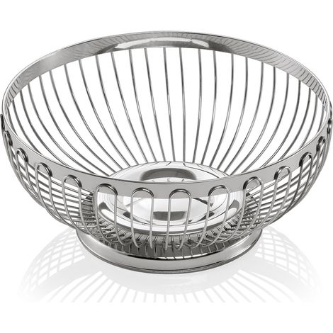 Panier de table en Acier au nickel-chrome H 90 mm Ø 210 mm - Was Germany