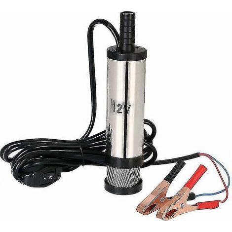 12V Ölpumpe, Kraftstoffpumpe mit Klemme, Tauchpumpe für Heizöl und Dieselkraftstoff, Kraftstoff- und Wasserförderpumpe, Zigarettenanzünder mit herausnehmbarem Filter für Wohnwagen usw. (1/5)