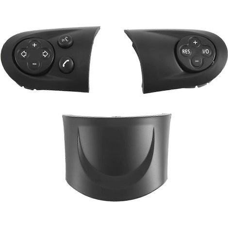 Cache décoratif pour interrupteur de régulateur de vitesse audio multifonction pour volant de voiture R55 R56 R57 R58 R59 R60 R61. (1/5)