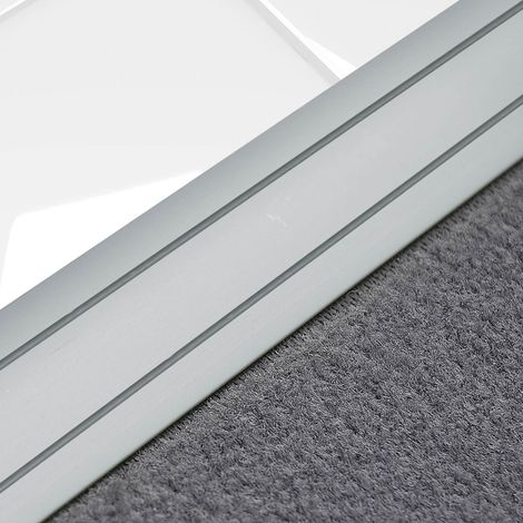 Barre de seuil Firm K132 Forme: C : 36 mm Longueur: 90 cm Pré-percé Argent (1/4)