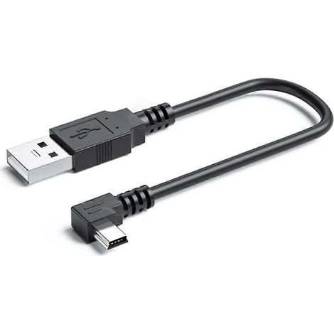 Câble USB vers Mini USB Universel pour Appareils Photo, Smartphones et Autres - 25cm (1/4)