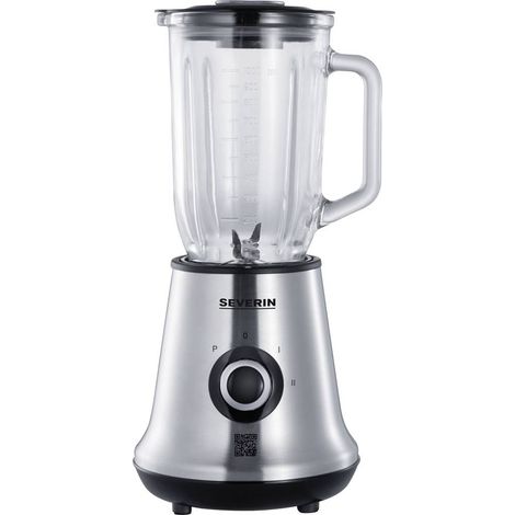 SEVERIN SM3737 Blender classique avec extracteur de nutriments Mix+Go - Inox (1/5)