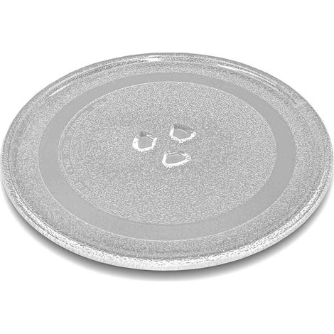Plateau Tournant Micro Ondes - Verre Trempé 24,5 cm - Compatible Universel Four Micro Ondes - 1 Pièce (1/5)