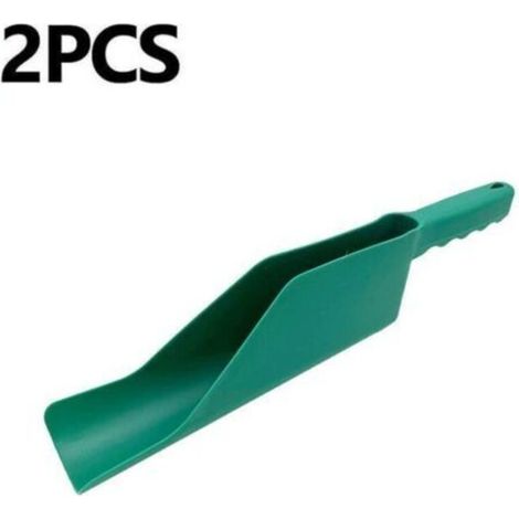 pelle à gouttière verte, pelle à gouttière de grande capacité, outils de jardinage, pelle de jardin, pelle à gouttière de grande capacité, outils de jardinage (1/2)
