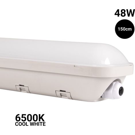 Pantalla Estanca LED Enlazable - 48W - 150cm - 6500K -