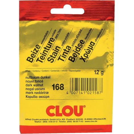 Clou Pulverbeize 12 g nussbaum dunkel Beizen (1/3)