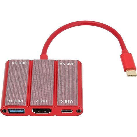 ONTEN C 5-in-1 USB-C Hub, PD-Schnellladung, zuverlässig und stabil, korrosionsbeständiger, langlebiger Anschluss, Plug & Play für Laptop und Tablet (1/5)