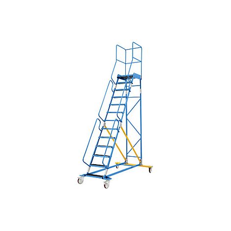 Escalera rodante con tarima pieza insertada en los peldaños (1/5)