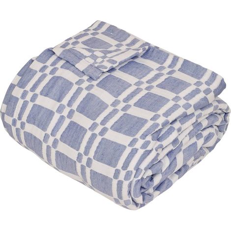 Copriletto nuvia blu indaco 260x240cm - Atmosphera créateur d'intérieur