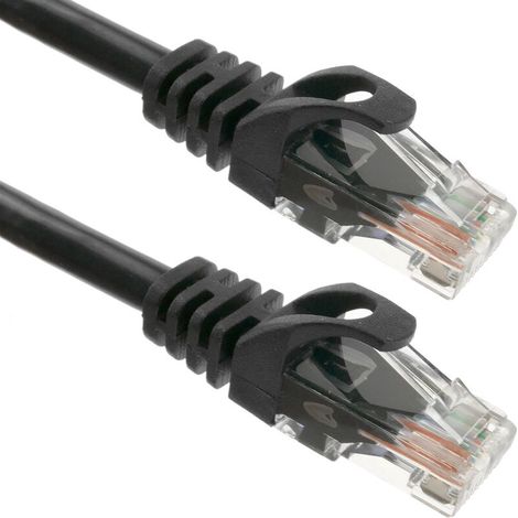 Câble réseau Ethernet Cat.6a UTP 1 m noir (1/5)