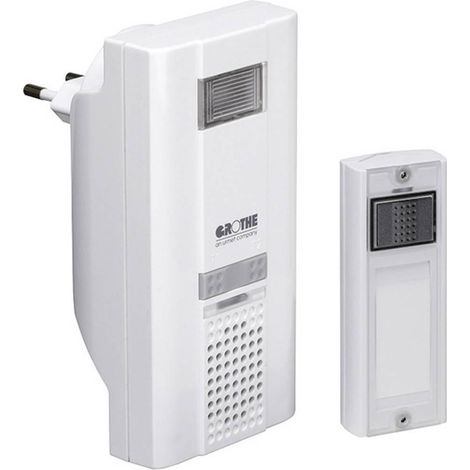 Grothe Mistral 400M Timbre inalámbrico blanco alcance 500 m