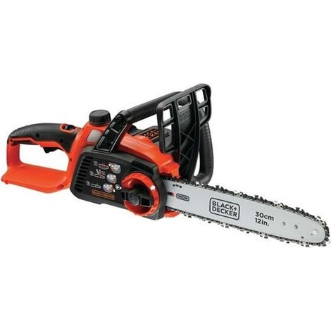 Motosierra eléctrica Black+Decker GKC3630L25-QW, 36V, batería de litio, 30 cm de hoja, ideal para poda de árboles, diseño compacto, potente y sin cables (1/3)